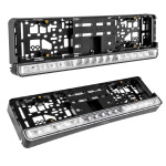 Номерная рамка с LED световым модулем Cyclone NBF-01 (60W/90W, DRL, Ближний/Дальний)