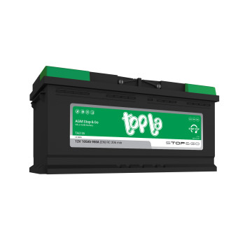 Аккумулятор автомобильный Topla 105 Ah/12V AGM Euro (0)