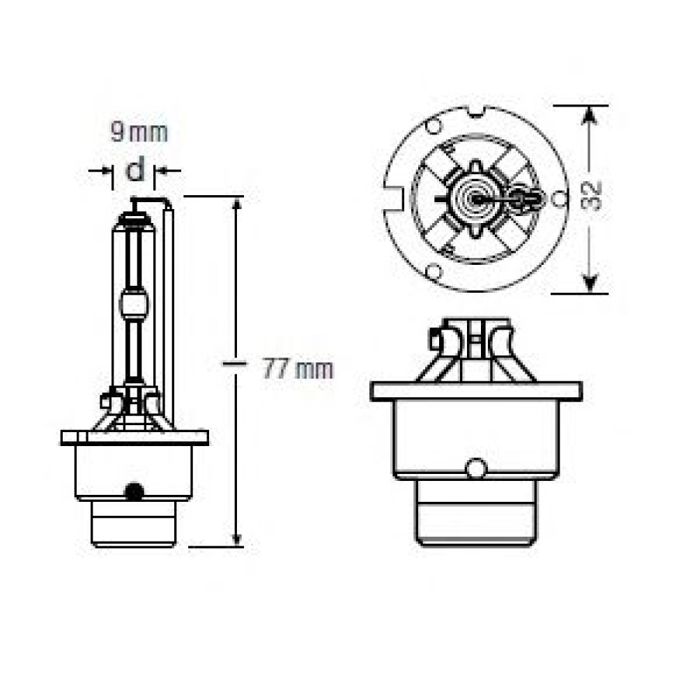 66440-FS OSRAM Лампа D4S 35W PK32D-5 XENARC ORIGINAL