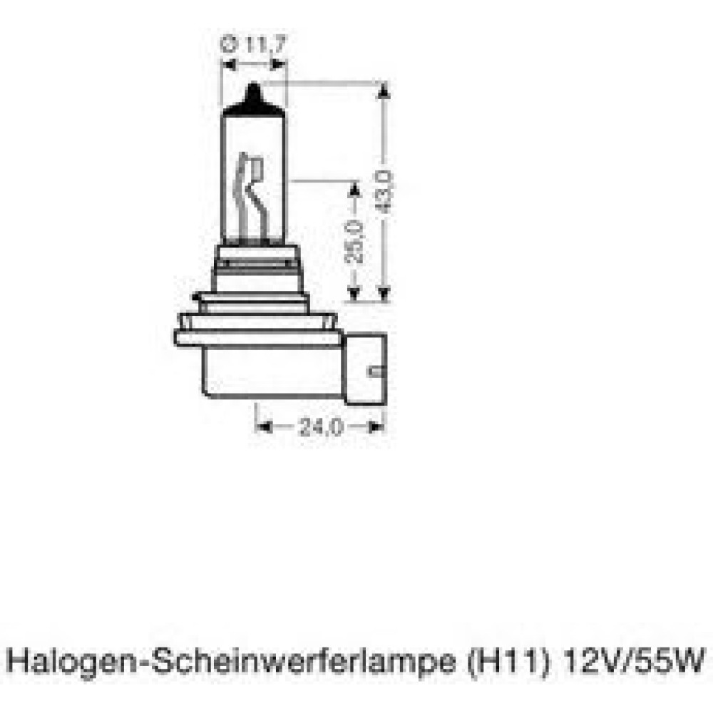 64216TSP-FS OSRAM Лампа H11 24V 70W PGJ19-2 TRUCKSTAR PRO