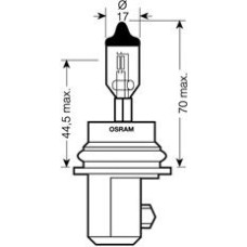 9007-FS OSRAM Лампа HB5 12V 65/55W PX29T ORIGINAL