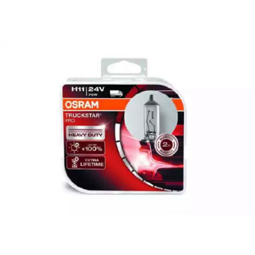 64216TSP-HCB-DUO OSRAM Лампа H11 24V 70W PGJ19-2 TRUCKSTAR PRO