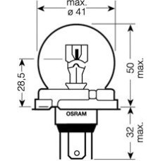 64199SB-FS OSRAM Лампа H4 24V 75/70W P45T SUPER BRIGHT