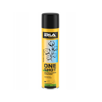 K2 ERLA ONE SHOT нейтралізатор запаху та освіжувач бавовна апельсин  600 ml