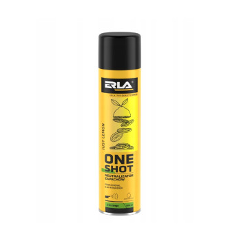 K2 ERLA ONE SHOT нейтралізатор запаху та освіжувач лимон  600 ml