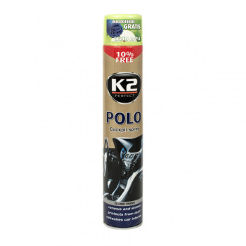 K2 POLO COCKPIT 750ml Поліроль д/панелі (зелене яблуко)