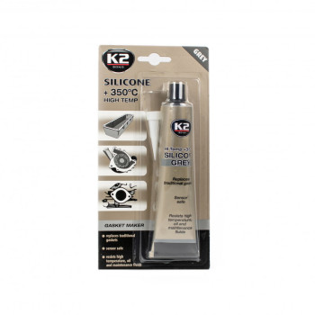 K2 SIL GREY (GREY SILICON +350С) 85g Силікон герметик (сірий)