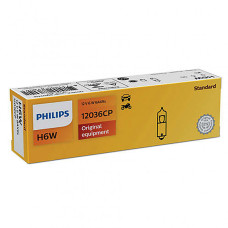 12036CP (PHILIPS) H6W 12V 6W BAX9s