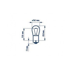 174213000 NARVA Лампа P15W 24V 15W BA15s |LAMPS FOR INDICATORS, BREAK LIGHT| (10шт) HD