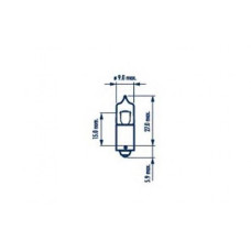 178333000 NARVA Лампа H10W 12V 10W BA9s (10шт) HALOGEN MINIATURE