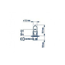 487003000 NARVA Лампа H3 24V 70W PK22s HD