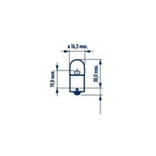 173264000 NARVA Лампа R10W 24V 10W BA15S (блістер 2 шт.) HD