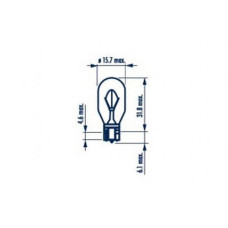 176313000 NARVA Лампа W16W 12V 16W W2,1X9,5d (10шт)