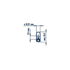 171773000 NARVA Лампа W5W 12V 5W W2,1X9,5d (10шт)