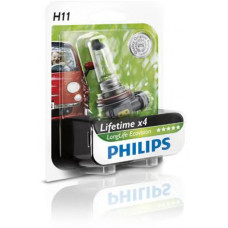 12362LLECOB1 (PHILIPS) H11 LongLife EcoVision 12V 55W PGJ19-2 Blst. 1 pc.