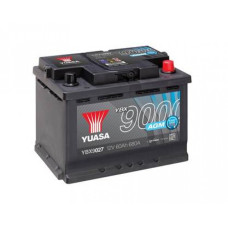  Акумулятор Yuasa 12V 60Ah  AGM Start Stop Plus Battery YBX9027 (0)