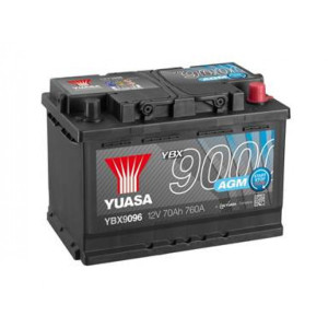 Автомобильный аккумулятор Yuasa AGM Start Stop Plus Battery 12V 70Ah YBX9096 (0)