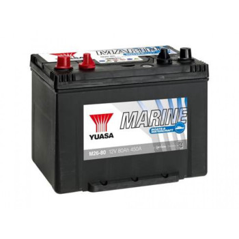 Автомобильный аккумулятор Yuasa 12V 80Ah Marine Battery M26-80S (1)