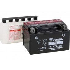 Мото акумулятор Yuasa 12V 6Ah MF VRLA Battery AGM YTX7A-BS(сухозаряжений)