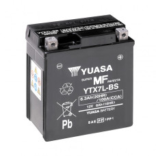 Мото акумулятор Yuasa  12V 6Ah  MF VRLA Battery AGM YTX7L-BS (сухозаряжений)