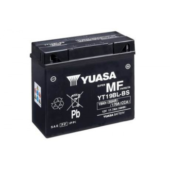 Мото аккумулятор Yuasa12V 19Ah  MF VRLA Battery YT19BL-BS(сухозаряжений)