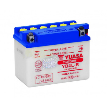 Мото аккумулятор Yuasa 12V 4,2Ah  YuMicron Battery YB4L-B(сухозаряжений)