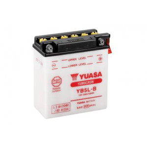 Мото аккумулятор Yuasa 12V 5,3Ah  YuMicron Battery YB5L-B(сухозаряжений)