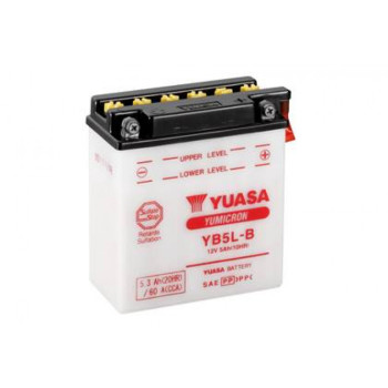 Мото аккумулятор Yuasa 12V 5,3Ah  YuMicron Battery YB5L-B(сухозаряжений)