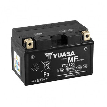 Мото аккумулятор Yuasa 12V 9,1Ah MF VRLA Battery AGM TTZ10S(сухозаряжений)