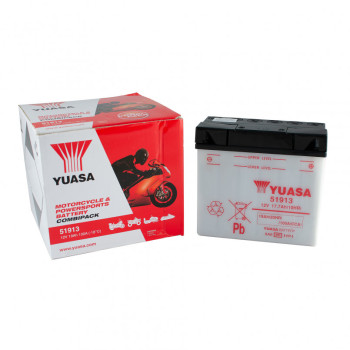 Мото аккумулятор Yuasa 12V 19Ah  YuMicron Battery  51913 (сухозаряжений)