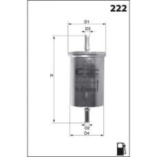 ELG5425 Фільтр палива ( аналогWF8431/KL165/1)