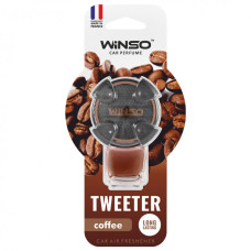 Освіжувач повітря WINSO Tweeter, на дефлектор, 8мл., Coffee (24шт/ящ.)