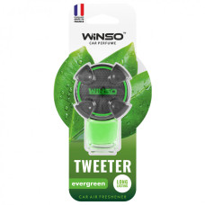 Освіжувач повітря WINSO Tweeter, на дефлектор, 8мл., Evergreen (24шт/ящ.)