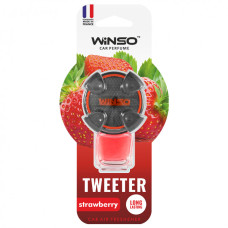 Освіжувач повітря WINSO Tweeter, на дефлектор, 8мл., Strawberry (24шт/ящ.)