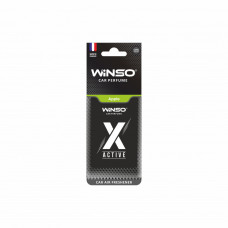 Освіжувач повітря WINSO X Active, целюлозний ароматизатор, Apple, (50шт/ящ.)