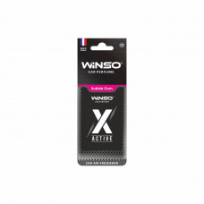 Освіжувач повітря WINSO X Active, целюлозний ароматизатор, Bubble Gum, (50шт/ящ.)