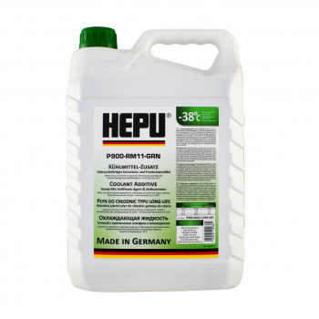Антифриз HEPU G11 READY MIX зелений P900-RM11 GRN 5л