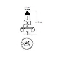 9008-FS OSRAM Лампа H13 60/55W 12V P26,4T ORIGINAL