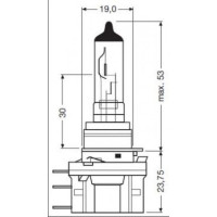 64176-FS OSRAM Лампа H15 55/15W 12V PGJ23T-1 ORIGINAL
