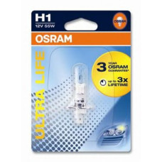 64150ULT-BLI OSRAM Лампа H1 12V 55W 12VP14,5S ULTRA LIFE