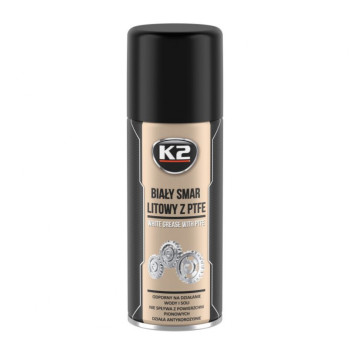K2 WHITE GREASE PTFE 400ML Мастило-спрей багатоцільове проникаюче (аерозоль) 