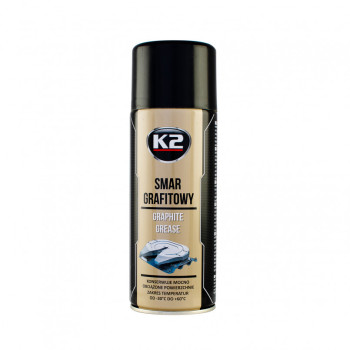 K2 GRAPHITE GREASE 400ML Мастило графітне (аерозоль) NEW K2 GRAPHITE GREASE 400ML Мастило графітне (аерозоль) NEW