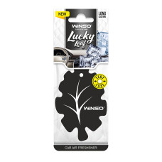 Освіжувач повітря WINSO Lucky Leaf, целюлозний ароматизатор, Black Ice (50шт/ящ.)