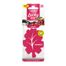 Освіжувач повітря WINSO Lucky Leaf, целюлозний ароматизатор, Cherry (50шт/ящ.)