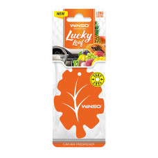 Освіжувач повітря WINSO Lucky Leaf, целюлозний ароматизатор, Tutti Frutti (50шт/ящ.)