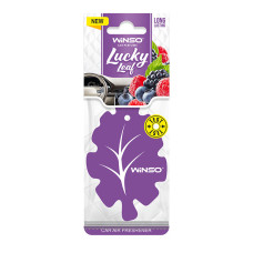 Освіжувач повітря WINSO Lucky Leaf, целюлозний ароматизатор, Wildberry (50шт/ящ.)