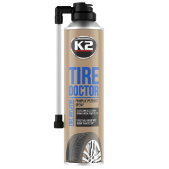  Засіб для аварійної вулканізації (аерозоль) K2 TIRE DOKTOR USA 500ml