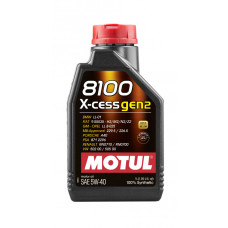 MOTUL 8100 X-cess gen2 SAE 5W40 12х1 L