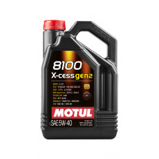 MOTUL 8100 X-cess gen2 SAE 5W40 4х5 L