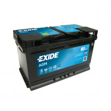 Автомобільний акумулятор EXIDE AGM Euro 80 Ah/12V 